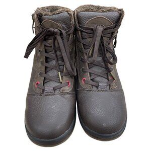 Polar Canada Men Brown Leather Boots Size 8.5 SKU 1590